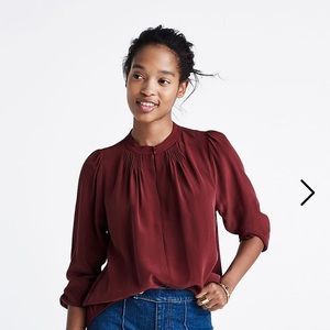 Madewell Silk Memory Blouse